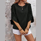 Manda Three-quarter Butterfly Sleeve Top - 5 Colors