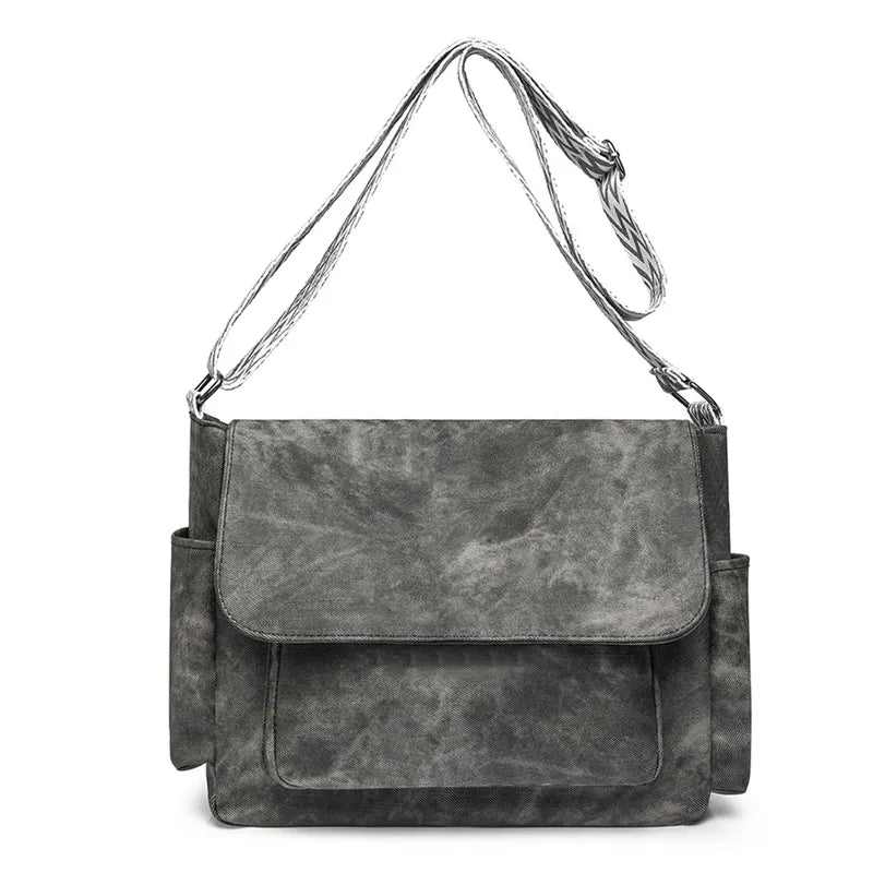 Kasey Everyday Flap PU Leather Bag with Adjustable Strap - 6 Colors
