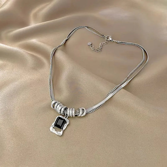 Irregular Block Style Double Layer