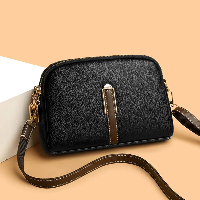 Torin Compact Lifestyle PU Leather Crossbody - 4 Colors