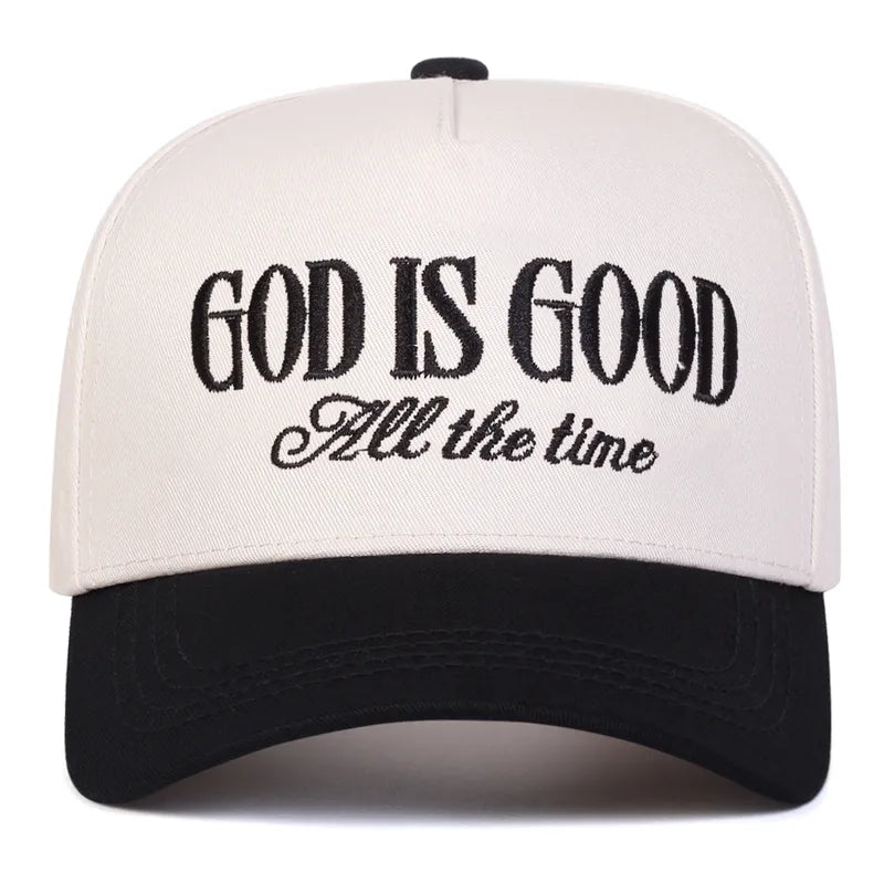 God is Good Embordered Baseball Cap - 3 Colors
