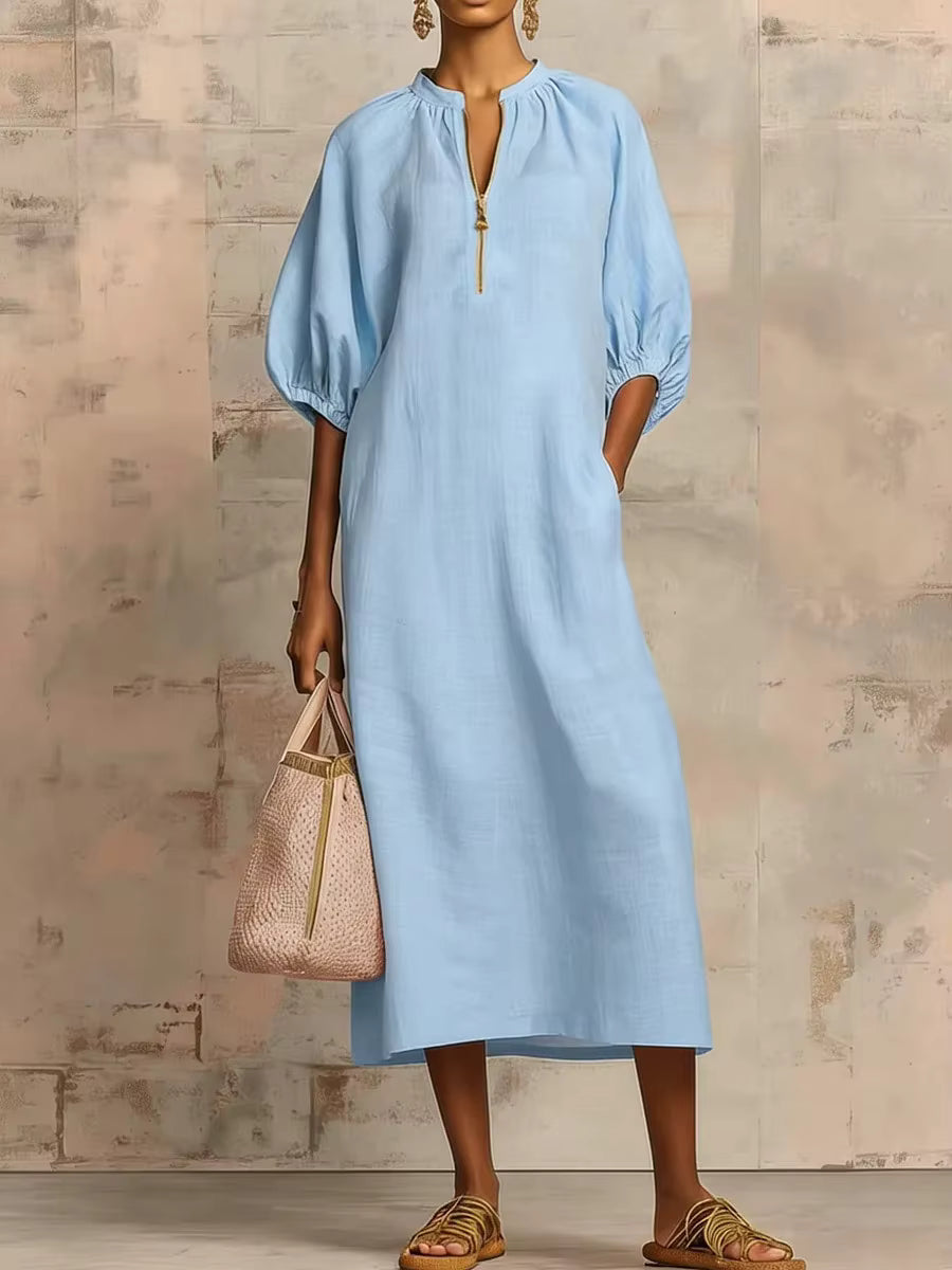 Whitley Zip‑Front Midi Silhouette - 4 Colors