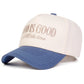 God is Good Embordered Baseball Cap - 3 Colors
