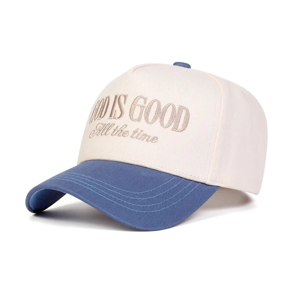 God is Good Embordered Baseball Cap - 3 Colors