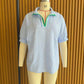 Destin Striped Collar Pop Top - 3 Colors