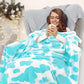 Cow Pattern Lightweight Soft Throw Blanket 50" x 60" - 4 Colors