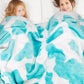 Cow Pattern Lightweight Soft Throw Blanket 50" x 60" - 4 Colors