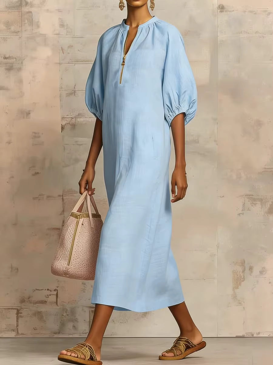 Whitley Zip‑Front Midi Silhouette - 4 Colors