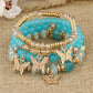 Butterfly Stack Bracelet Set - 5 Colors