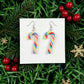 Candy Cane Earrings - 4 Colors