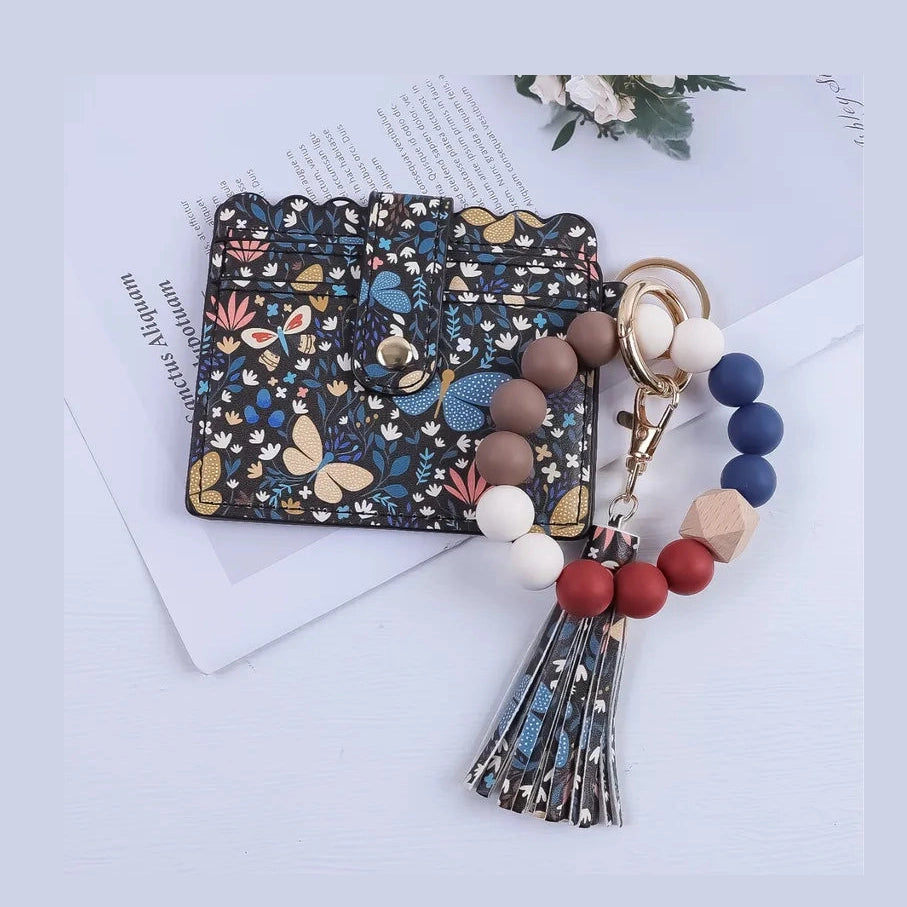 Butterfly Wristlet Keychain - 3 Colors