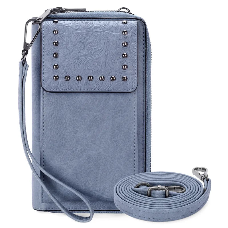 Jayden Textured Flap Phone Wallet Bag - 4 Colors