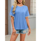 Camri Bluebell Stitch Detail Top