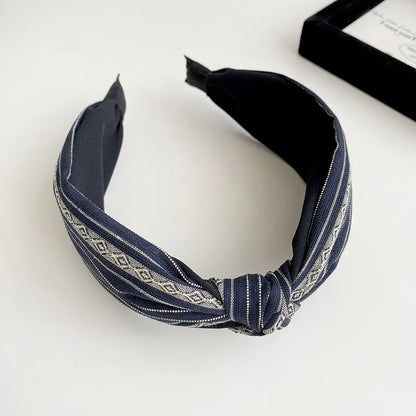 Textured Pattern Knot Headbands - 3 Colors