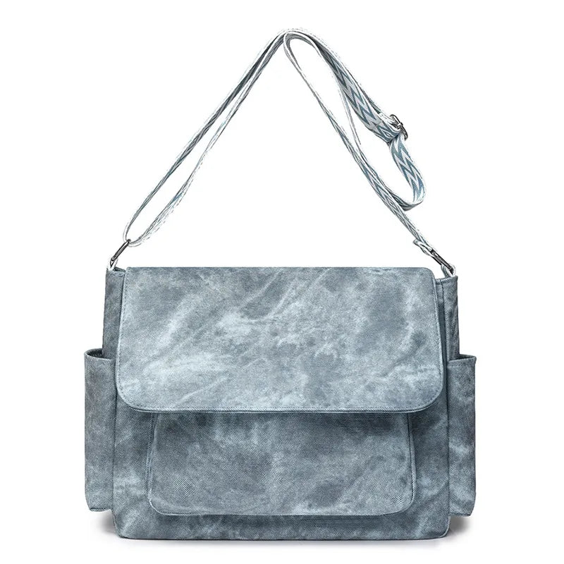 Kasey Everyday Flap PU Leather Bag with Adjustable Strap - 6 Colors