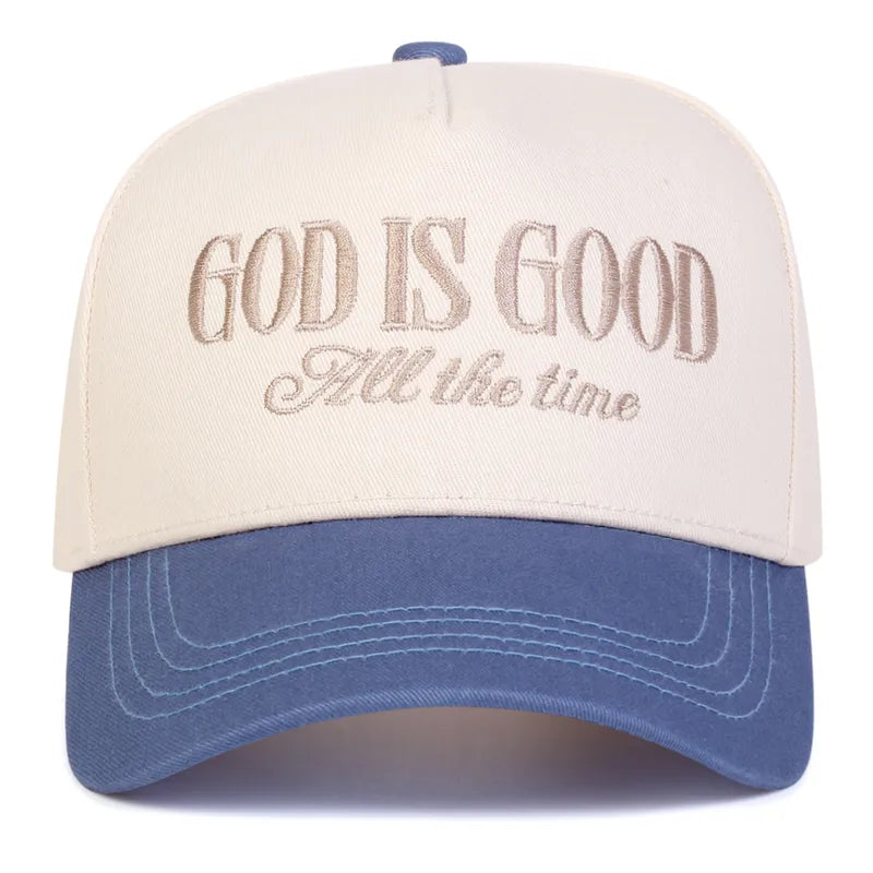God is Good Embordered Baseball Cap - 3 Colors