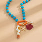 Vibrant Ocean‑Charm Beaded Necklace - 3 Colors