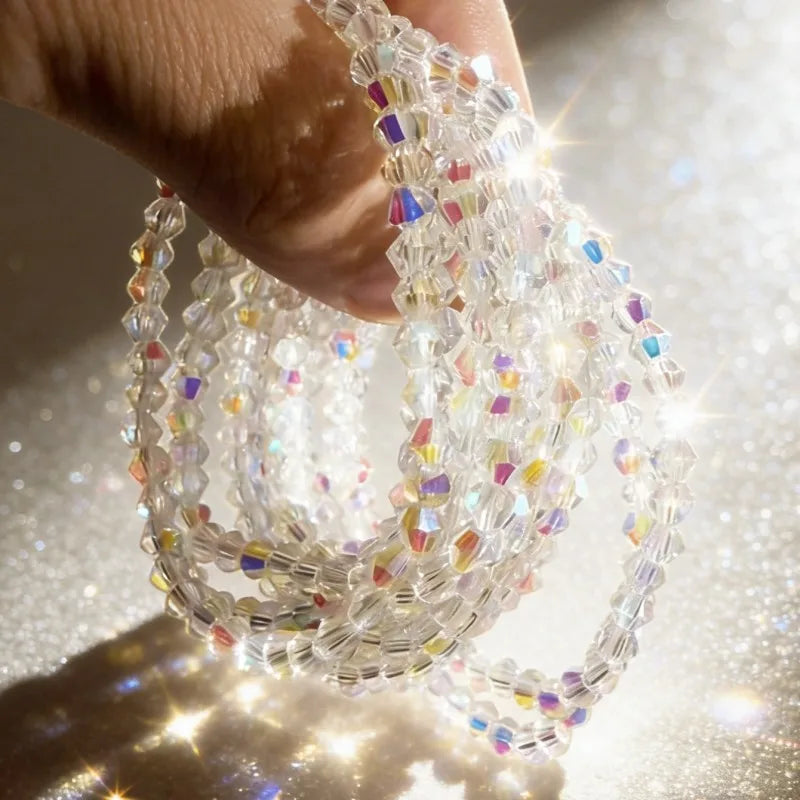 10 Piece Glass Bead Bracelet Set