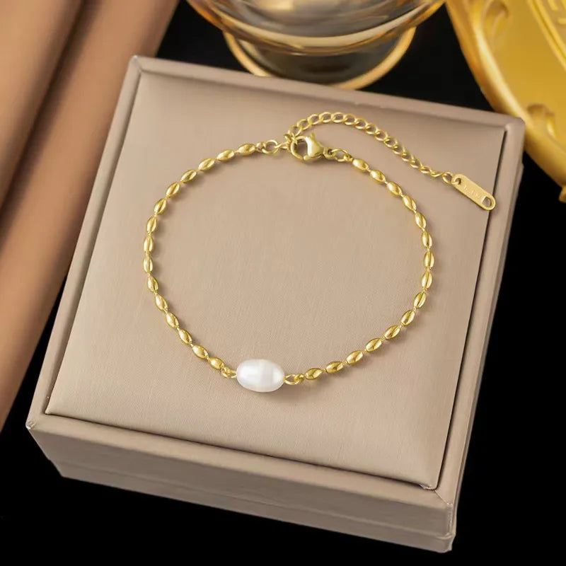 Faux Pearl Necklace and/or Bracelet