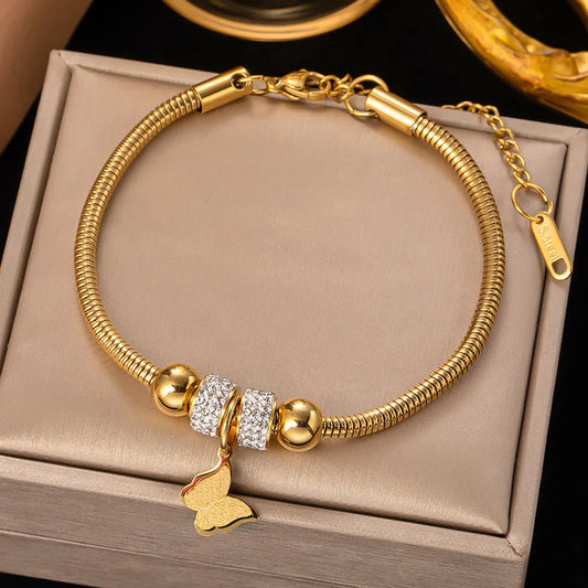 Golden Charm Bracelet - 2 Options