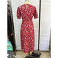 Brinley Red Floral Smocked Dress