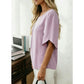 Brixslee Lilac Elegance Flutter Sleeve Top