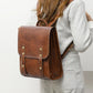 Classic Faux Leather Flap-Top Backpack - 4 Colors