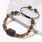 RTS Imitation Tea Crystal Ice Obsidian Flower Bracelet
