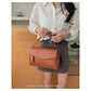 Autumn Pillow Shape PU Leather Bag - 4 Colors