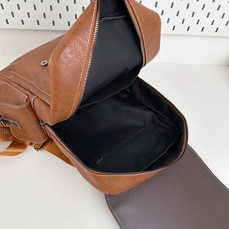 Georgeanne Structured Stitch‑Detail Backpack - 3 Colors