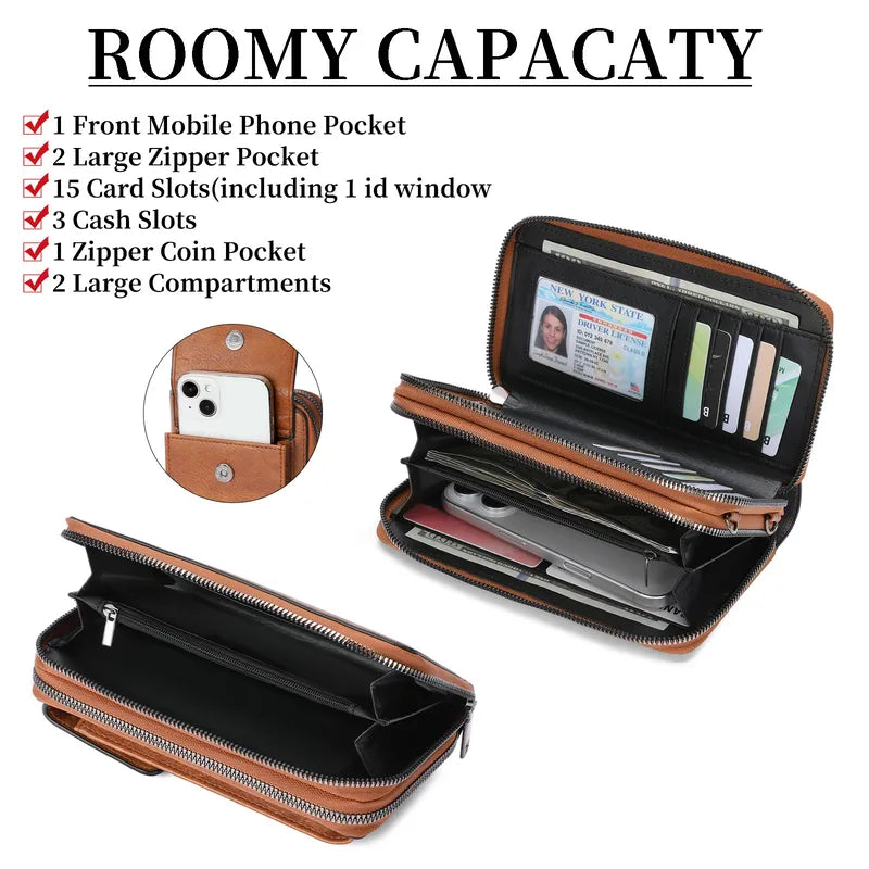 Jayden Textured Flap Phone Wallet Bag - 4 Colors