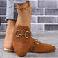 Buckle Decor Breathable Knit Mules - 3 Colors
