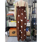 Lane Cocoa Polka Dot Midi Dress