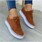 Suede Style Sneakers with Perforated Trim - 4 Colors