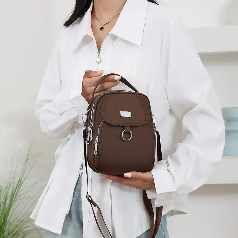 Multi-Zip Crossbody Bag - 6 Colors