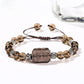 RTS Imitation Tea Crystal Ice Obsidian Flower Bracelet