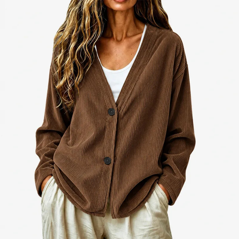 Selbie Relaxed Ribbed Knit Cardigan - 8 Colors