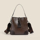 Carsyn Adjustable Strap PU Leather Bucket Bag - 2 Colors