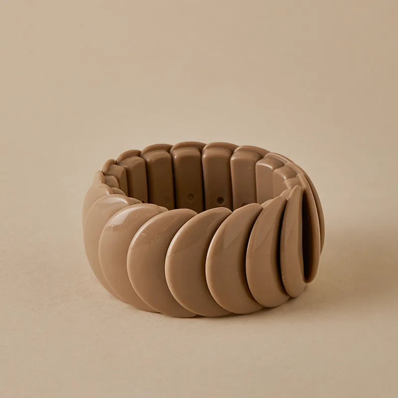 Artfully Segmented Bangles - 3 Colors