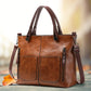 PU Leather Handbag with Dual Zippers and Front Pockets - 3 Colors