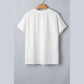 Buffy White Patriot Star Patched Notched Neck Mineral Washed Tee