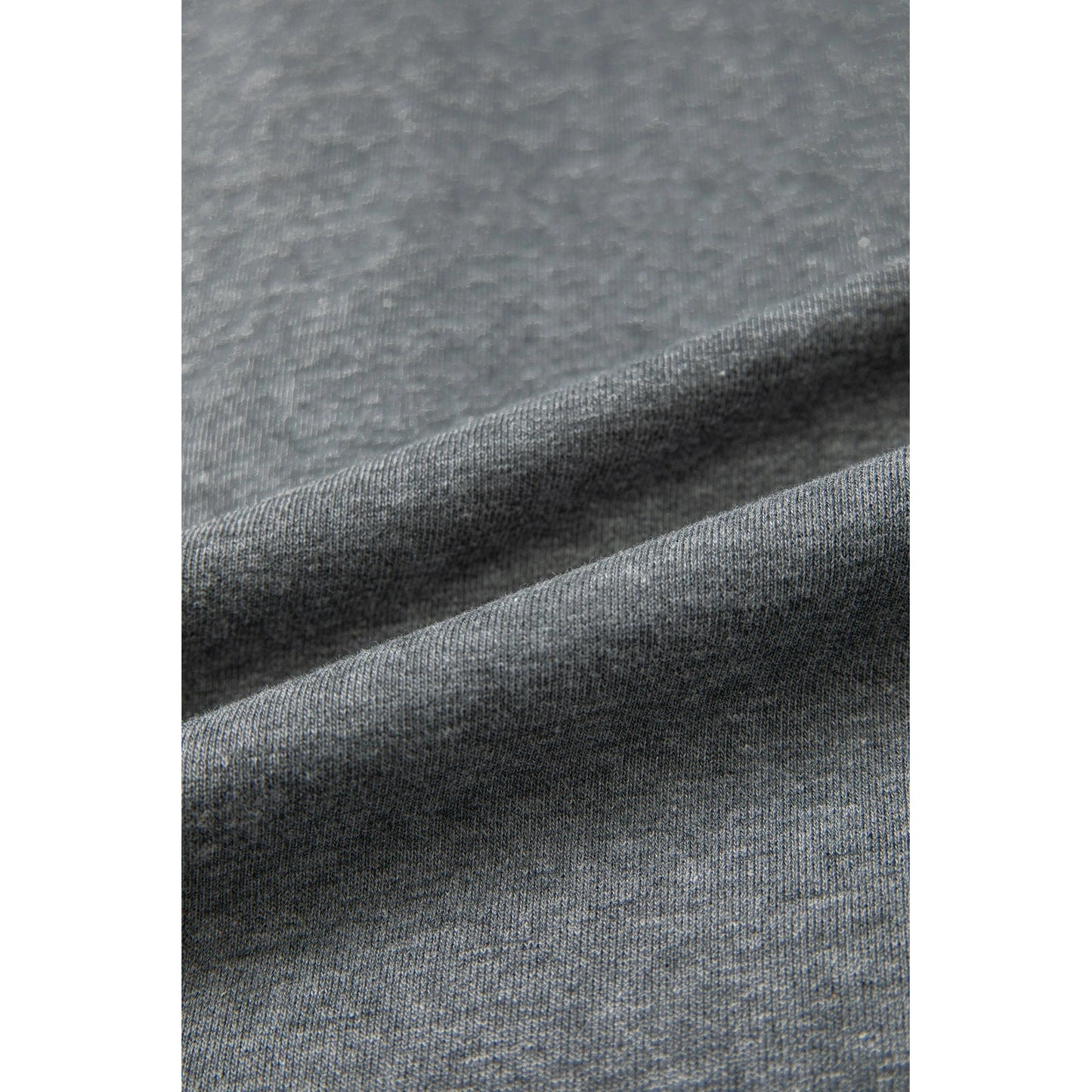 SALE!!!  Cacey Charcaol Grey Denim Color Block Patchwork Shirt Collar Short Sleeve Blouse