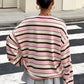 Cadyn Pink Striped Pullover Top