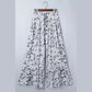 Leeza Camo Print Wide Leg Casual Pants