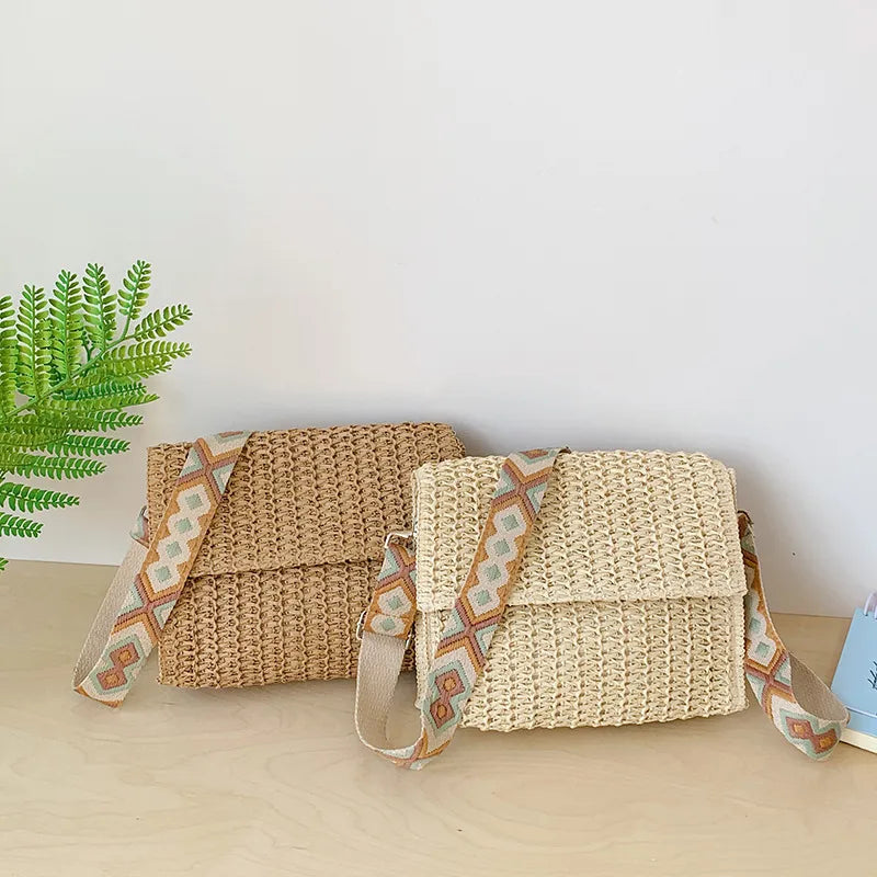 Caris Boho Weave Everyday Bag - 2 Colors