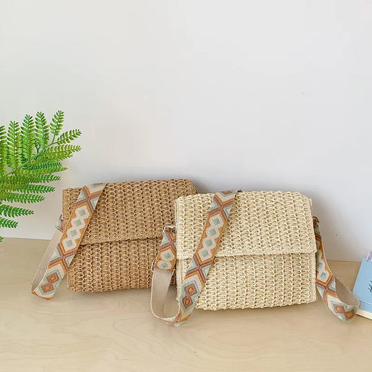 Caris Boho Weave Everyday Bag - 2 Colors