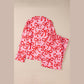 Caris 2 Pcs Bow Print Shirt Style Long Sleeve Pajama Set