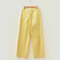 Carlyle Yellow Scalloped Patch Pocket Shift Jeans