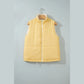 Cass Reversible Double Wear Contrast Color Stand Neck Zip Pocket Quilted Vest
