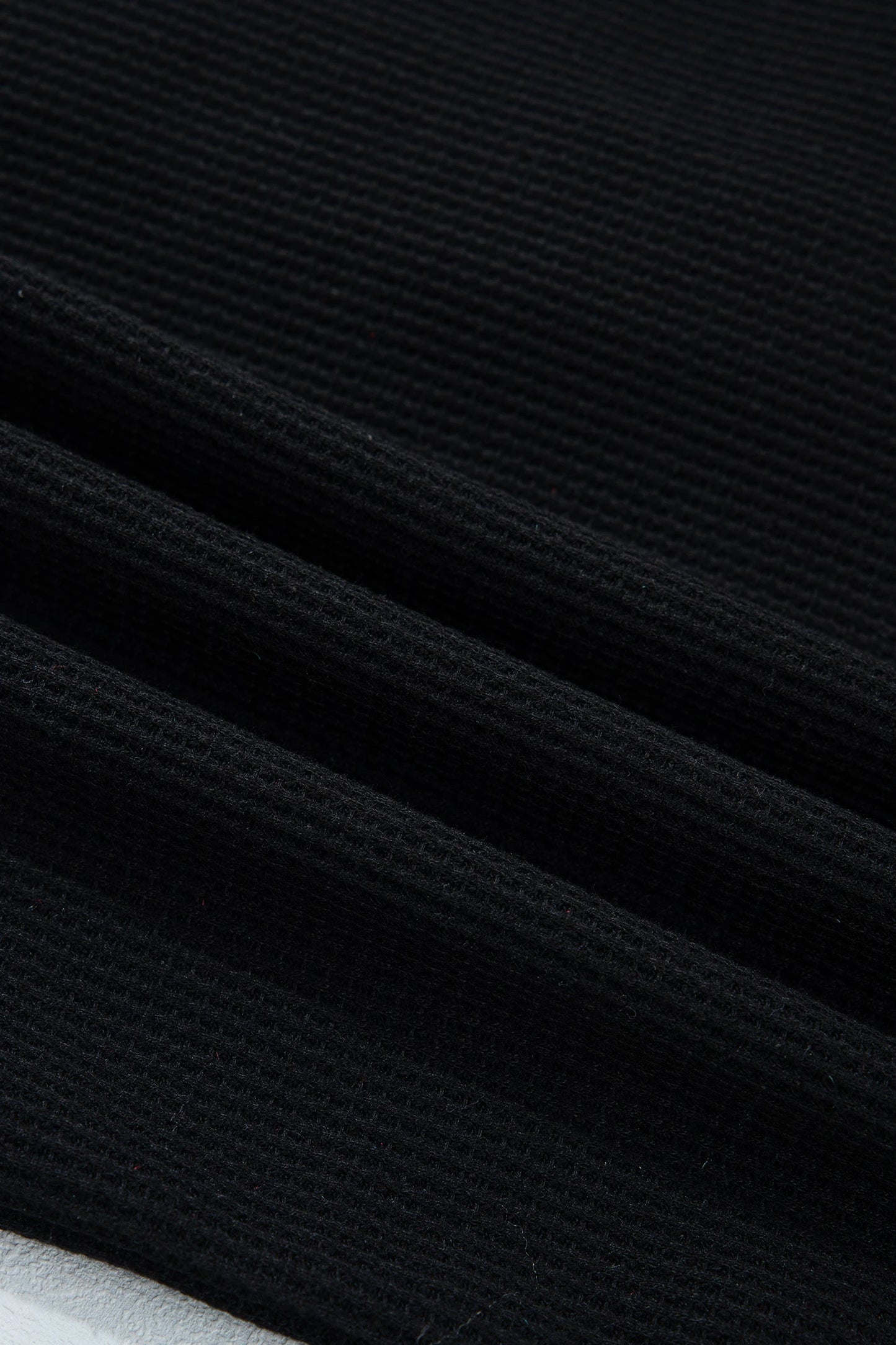 Cassian Black Textured Knit Denim Color Block Patchwork Collar Button Down Shirt